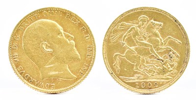 Lot 1420 - An Edward VII full sovereign, 1902.