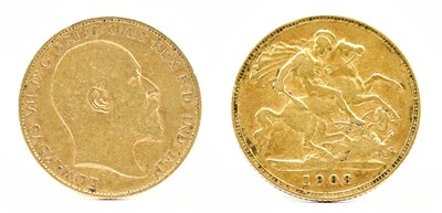 Lot 1445 - An Edward VII half sovereign, 1903.