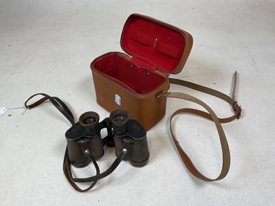 Lot 589 - Carl Zeiss Jena Marineglas 6x binoculars, with...