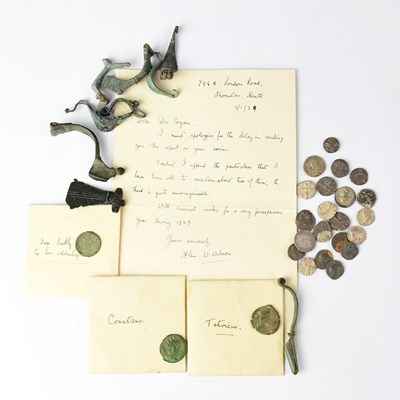 Lot 800 - A collection of Roman era coins.