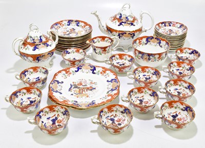 Lot 1332 - A 19th century Staffordshire Imari pattern...