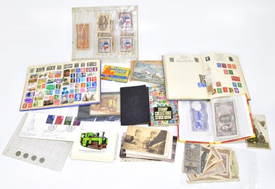 Lot 820 - An assortment of British and world stamps,...