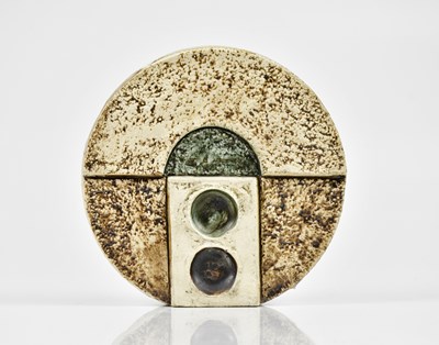 Lot 18 - ANNETTE WALTERS FOR TROIKA POTTERY; a small...