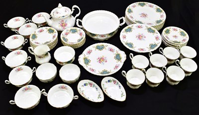 Lot 1314 - ROYAL ALBERT; a part tea service in the...