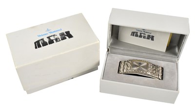Lot 1313 - VIVIENNE WESTWOOD; a stainless steel 'MAN' watch