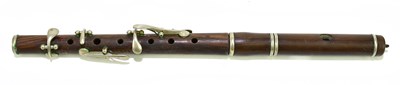Lot 1115 - A unnamed rosewood piccolo.