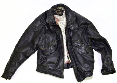 Lot 1144 - BRANDED; a replica airman's jacket, size M.