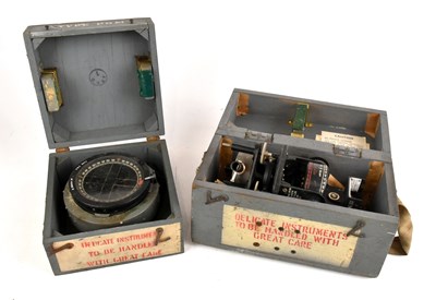 Lot 1131 - A cased Astro compass MKII, together with...