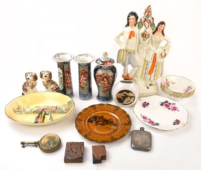 Lot 1310 - A mixed collection of ceramics to include a...