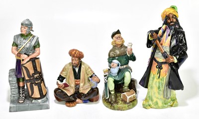 Lot 1375 - ROYAL DOULTON; a group of four figures...