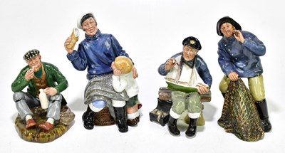 Lot 1383 - ROYAL DOULTON; four figures comprising 'Tall...