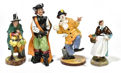 Lot 1385 - ROYAL DOULTON; four figures comprising...
