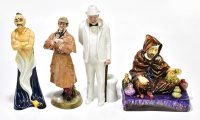 Lot 1386 - ROYAL DOULTON; a group of four figures,...