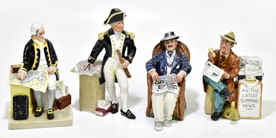 Lot 1387 - ROYAL DOULTON; a group of four figures...