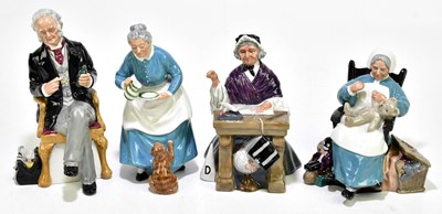 Lot 1391 - ROYAL DOULTON; a group of four figures...