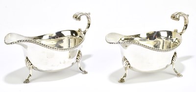 Lot 2263 - ROBERTS & BELK; a pair of George VI hallmarked...
