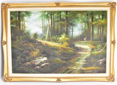 Lot 424 - JOHN WIVER (British, 20th century); oil on...