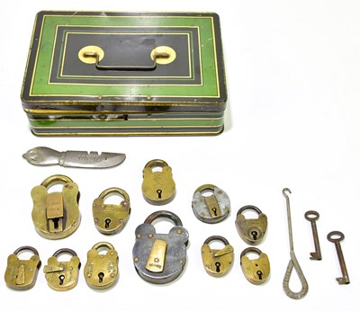 Lot 1049 - A group of 19th century brass and steel...