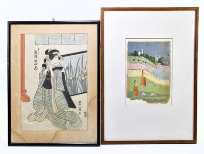 Lot 1200 - An 18th/19th century Indian illuminated page...