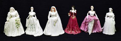 Lot 1257 - COALPORT; six figures comprising 'Queen...