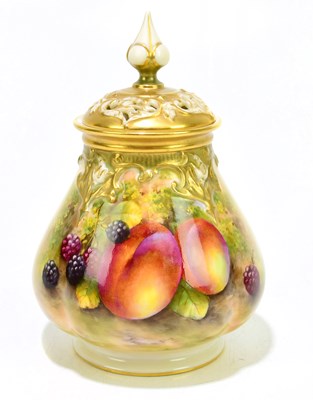 Lot 1301 - E. TOWNSEND FOR ROYAL WORCESTER; a potpourri...