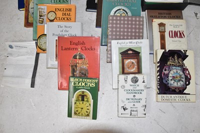 Lot 1415 - A small selection of horological books.