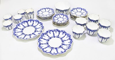 Lot 1318 - BOWER; a part tea service, to include six side...