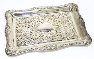 Lot 2143 - A Elizabeth II hallmarked silver dressing...