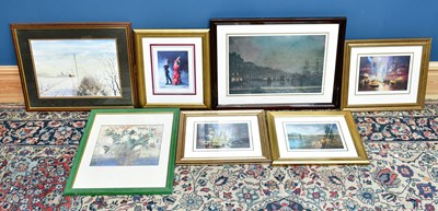 Lot 689 - A quantity of signed prints and two...