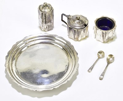 Lot 1163 - BISHTON'S LTD; a George VI hallmarked silver...
