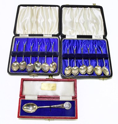 Lot 1203 - HASELER & RESTALL; twelve George VI hallmarked...