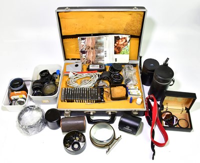 Lot 1130 - A collection of assorted camera lenses and...
