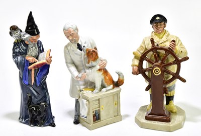Lot 1394 - ROYAL DOULTON; three figures comprising...