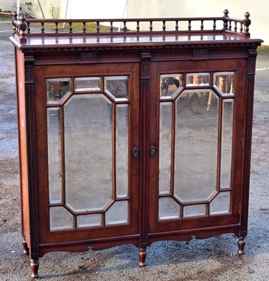 Lot 1656 - A Victorian mahogany cabinet, with carved...