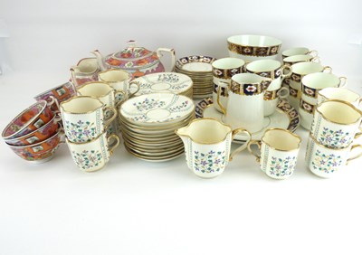 Lot 152 - Three 19th century part tea sets