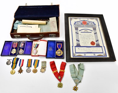 Lot 2020 - MASONIC INTEREST; a mixed group of Masonic...