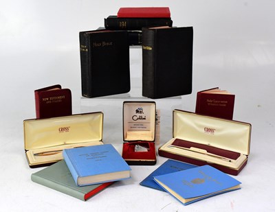 Lot 156 - A boxed Cross ballpoint pen, a further similar...