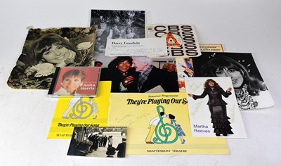 Lot 547 - A group of music related ephemera, including...