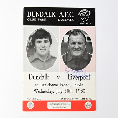 Lot 457 - LIVERPOOL FOOTBALL CLUB; a programme for...
