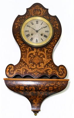 Lot 2638 - A late 19th century French marquetry inlaid...