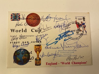 Lot 2340 - ENGLAND WORLD CUP WINNERS 1966; a first day...