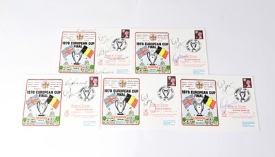 Lot 504 - LIVERPOOL FOOTBALL CLUB; five 1978 European...