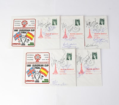 Lot 509 - LIVERPOOL FOOTBALL CLUB; five 1981 European...