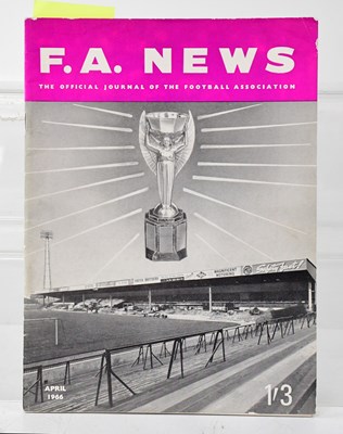 Lot 398 - WORLD CUP '66; FA News, bearing signatures to...