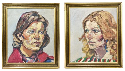 Lot 1090A - EDWARD BEALE (1950-2017); pair of oils on...