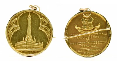 Lot 1045A - BLACKPOOL INTEREST; a 19th century yellow...
