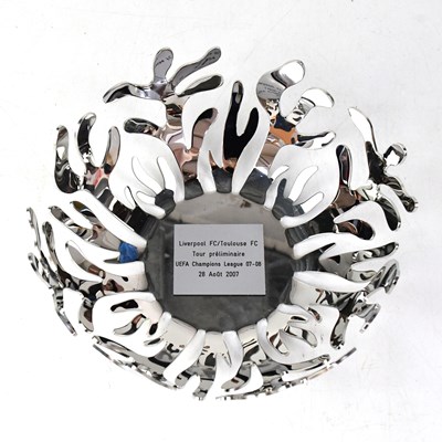 Lot 498 - LIVERPOOL FOOTBALL CLUB; an Alessi pierced...