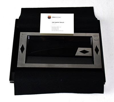 Lot 469 - LIVERPOOL FOOTBALL CLUB; a black plastic and...