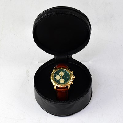 Lot 538 - GERMAN FOOTBALL; a 'Golden Goal' gold-plated...