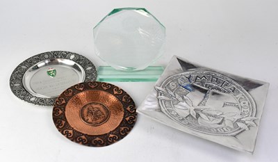 Lot 500 - LIVERPOOL FOOTBALL CLUB RELATED; a glass boxed...